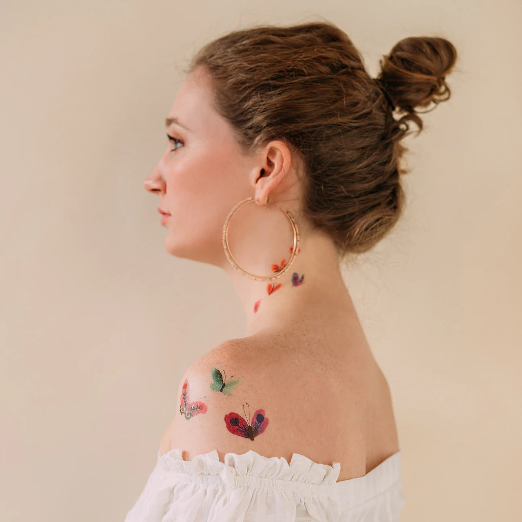 Butterfly Frenzy Temporary Tattoos by Tattly