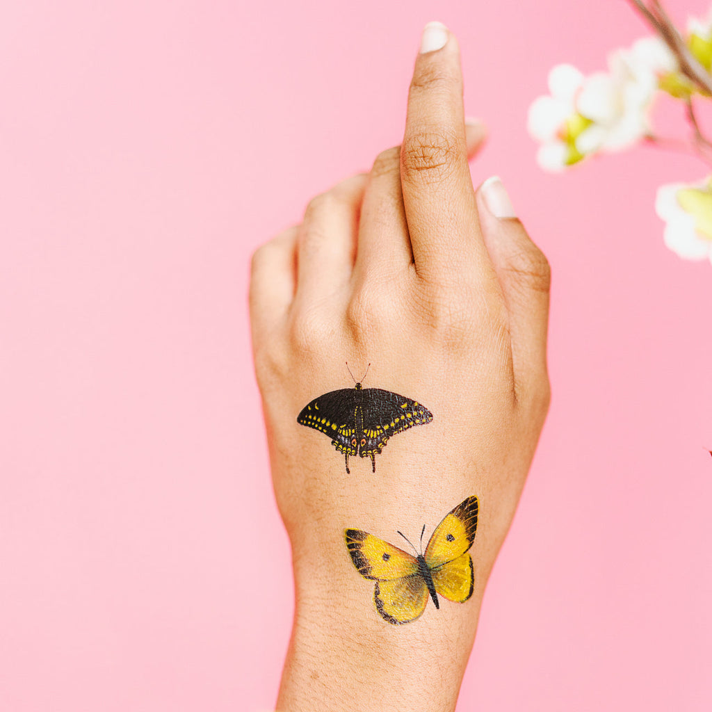 Butterfly Frenzy Temporary Tattoos Tin by Tattly