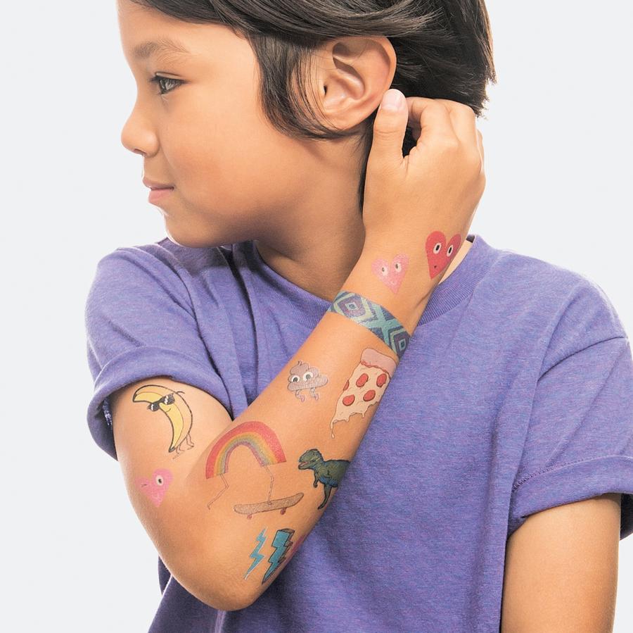 Kids Mix Three Temporary Tattoos by Tattly