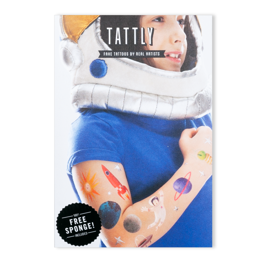 Space Explorer Temporary Tattoos by Tattly