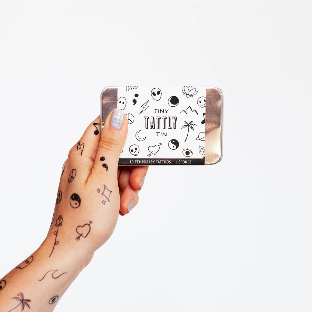 Flash Art Tattoo Tiny Tin by Tattly