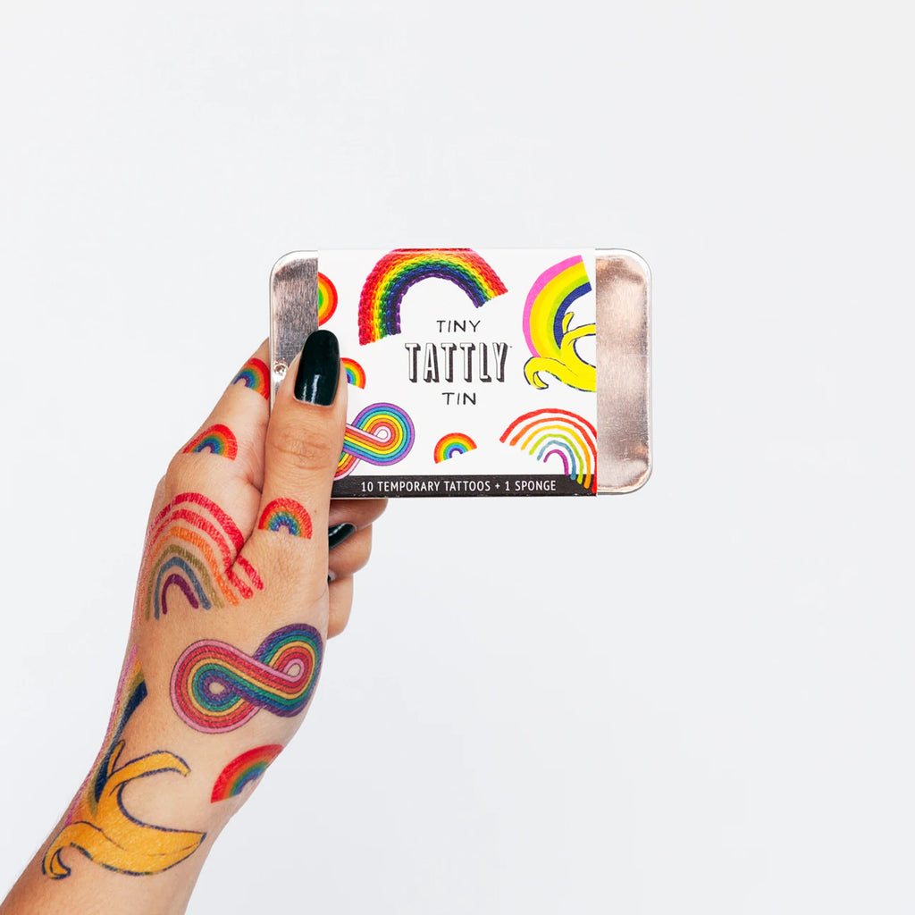 Rainbow Tattoo Tiny Tin by Tattly