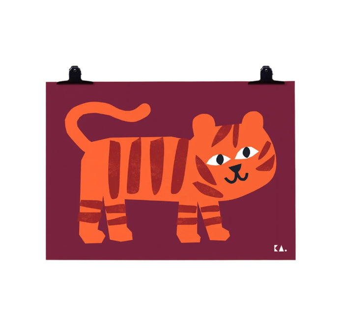 Tiger Art Print by KA.